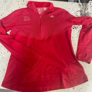 university of Nebraska women adidas pull over